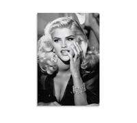 YTRWOEGF Póster estético de Anna Nicole Smith, arte de pared, decoración de lienzo, póster vintage, pintura decorativa para sala de estar, dormitorio, 20 x 30 cm, estilo sin marco
