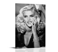 YTRWOEGF Póster estético de Anna Nicole Smith, arte de pared, decoración de lienzo, póster vintage, pintura decorativa para sala de estar, dormitorio, 40 x 60 cm, estilo marco