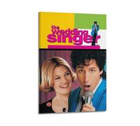 YTRWOEGF Póster estético de The Wedding Singer para decoración de pared, lienzo vintage, pintura decorativa para sala de estar, dormitorio, 20 x 30 cm, estilo marco