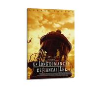 YTRWOEGF Un Long Dimanche De Fiançailles - Póster estético para pared, lienzo, decoración vintage, pintura decorativa para sala de estar, dormitorio, 30 x 45 cm, estilo marco