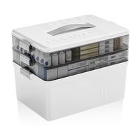YTSMFL Caja Medicina 3 Niveles, Almacenamiento Cajas Medicamentos Caja Organizadora para Medicina Botiquin Transparente para Almacenar Cosméticos Herramientas de uso Común