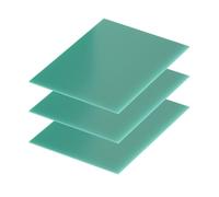 YTSMZX FR4 Tablero de Fibra de Vidrio Epoxi Placa de Fibra de Vidrio Adecuado para Proyectos de Bricolaje Verde Largo del Lado 250mmx250mm 3 Unidades,Thickness 2.5mm