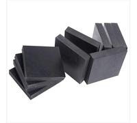 YTSMZX Plancha De Goma Bloque De Goma Bloque De Goma Almohadillas Antivibración para Amortiguación De Vibraciones Industriales, 10 Uds,Thick:15mm