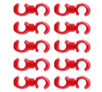 YTtkku 10 lotes de abrazaderas de línea de freno para bicicletas, multiusos, clip de aleaciones, cables, abrazaderas de bicicleta de carretera, accesorios de bicicleta de carretera