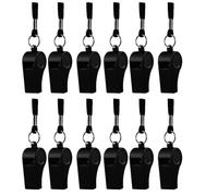 YTtkku 12 silbatos para entrenadores de árbitro, sonido fuerte con cordón para fútbol, fútbol, baloncesto y deportes