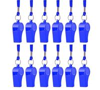 YTtkku 12 silbatos para entrenadores de árbitro, sonido fuerte con cordón para fútbol, fútbol, baloncesto y deportes