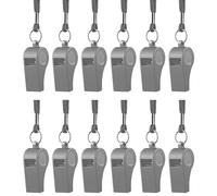 YTtkku 12 silbatos para entrenadores de árbitro, sonido fuerte con cordón para fútbol, fútbol, baloncesto y deportes