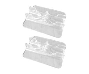 YTtkku 2 estantes de fácil montaje para patines, soporte inferior de exposición, soporte de exhibición transparente para patines