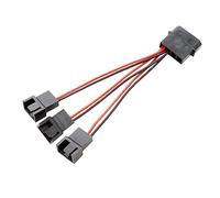 YTtkku Adaptador de corriente IDE grande de 4 pines a pequeño de 4 pines, cable de extensión de puerto D de 1 a 1/2/3/4, divisor 4P de 12 V