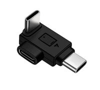 YTtkku Adaptadores USB 3 de conversión 2 en 1 tipo C a Tiny para carga simultánea y conexión de micrófonos en forma de L a dongle de transmisión en vivo