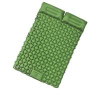 YTtkku Alfombrilla inflable permanente de poliamida que resalta el ventilador integrado para inflar y desinflar rápidamente, doce cientos mochileros y emergencias para dormir al aire libre