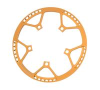 YTtkku Bielas para bicicleta 130BCD con huecos de disco único 45T / 47/53 / 56 / 58T - Plato plegable de repuesto para bicicleta