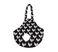 YTtkku Bolsa colorida para pollos, transportadores de aves de corral para viajar, conducir al aire libre, bolsas de transporte de pollos, bolsa de transporte de animales de granja