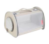 YTtkku Bolsa portátil para hámster con alfombrilla de felpa extraíble para transporte de pájaros, suministros para mascotas, mochila grande de viaje, jaula de cacatúas, pequeña