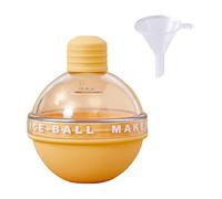 YTtkku Máquina de bolas de hielo grande para uso en cócteles, esfera redonda para fiestas en casa, bandeja de cubo para hacer herramientas, bandeja redonda de silicona