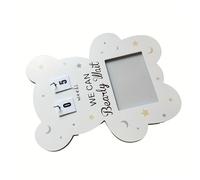 YTtkku Marco de fotos de sonograma con cuenta regresiva de bebé, baby showers, letrero de bienvenida, anuncios de embarazo, ideas, recuerdos, regalo, anuncio de embarazo