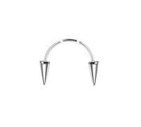 YTtkku Piercing de acero inoxidable para tabique, decoración corporal para vampiro, colmillos, dientes de tigre, uñas, talla única, como se describe, como se describe