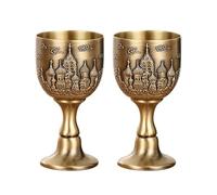 YTtkku Unique - Vaso de chupito de castillos grabados de 25 ml, copa de vino para bebidas espirituosas y cócteles, Home Club, antiguo, esencial, vino de camping al aire libre