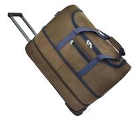 YTUK Bolsas de Viaje con Ruedas, Bolsa de Lona expandible con Ruedas, Bolsa de Viaje portátil con Ruedas, Ideal for Llevar en la Maleta o for el Fin de Semana, for Mujeres y Hombres.(Brown)