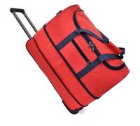 YTUK Bolsas de Viaje con Ruedas, Bolsa de Lona expandible con Ruedas, Bolsa de Viaje portátil con Ruedas, Ideal for Llevar en la Maleta o for el Fin de Semana, for Mujeres y Hombres.(Red)