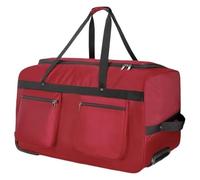 YTUK Maletas de Mano expandibles con Ruedas y asa, Bolsa de Viaje multifunción for Viajes de Negocios, Actividades Deportivas y Compras.(Red)