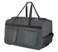 YTUK Maletas de Mano expandibles con Ruedas y asa, Bolsa de Viaje multifunción for Viajes de Negocios, Actividades Deportivas y Compras.(Gray)