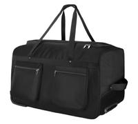 YTUK Maletas de Mano expandibles con Ruedas y asa, Bolsa de Viaje multifunción for Viajes de Negocios, Actividades Deportivas y Compras.(Black)