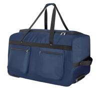 YTUK Maletas de Mano expandibles con Ruedas y asa, Bolsa de Viaje multifunción for Viajes de Negocios, Actividades Deportivas y Compras.(Blue)