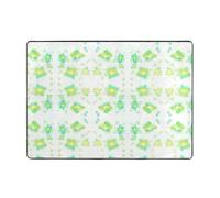 YTUOPWE Alfombra con imagen de luciérnagas brillantes de 80 x 58 pulgadas, alfombra de área para sala de estar, oficina, mesa de café, cama, balcón, suave, esponjosa, absorbente de agua, duradera