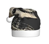 YTUOPWE El sombrero de Navidad con imagen de calavera de corona para adultos es suave y ligero