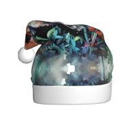 YTUOPWE El sombrero de Navidad con imagen de panda al óleo sobre lienzo para adultos es suave y ligero