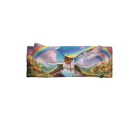 YTUOPWE Little World Under the Rainbow Picture - Diadema de poliéster suave, agradable al tacto y elástica para bebés de 0 a 6 meses