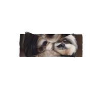 YTUOPWE Shih Tzu - Diadema con lazo para bebé, suave, agradable al tacto y elástica, de poliéster para bebés de 0 a 6 meses