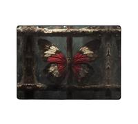 YTUOPWE The Imprisoned Butterfly - Alfombra con imagen de mariposa de 80 x 58 pulgadas, alfombra de área para sala de estar, oficina, mesa de café, cama, balcón, suave, esponjosa, absorbente de agua