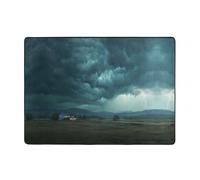 YTUOPWE The storm after the calm - Alfombra con imagen de 80 x 58 pulgadas para sala de estar, oficina, mesa de café, cama, balcón, suave, esponjosa, absorbente de agua, duradera