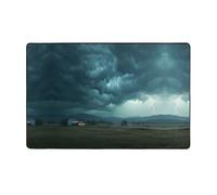 YTUOPWE The storm after the calm - Alfombra de tela de franela de 60 x 39 pulgadas para sala de estar, oficina, mesa de café, cama, balcón