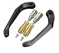 YTVPPKLGG Protectores Manillar Moto Protectores de manos aluminio mejorados para motocicleta - Universales para palanca CNC