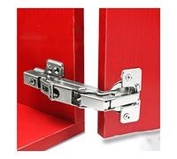 ytwdqwqc Bisagras de Cierre Suave Bisagras de gabinete de Cierre Suave Bisagras de 165 Grados Puertas de gabinete sin Marco Bisagras Herrajes de Puerta Ajustables hidráulicos Ocultos (Color : B, Size