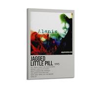YTWRGWERR Alanis Morissette Álbum Jagged Little Pill Posters arte estético de pared pintura decorativa póster decoración lienzo vintage para sala de estar, dormitorio, 12 x 18 pulgadas (30 x 45 cm