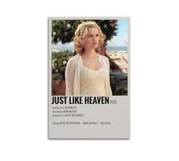 YTWRGWERR Just Like Heaven - Póster estético de la película para pared, pintura decorativa, lienzo vintage para sala de estar, dormitorio, 50 x 75 cm, estilo sin marco