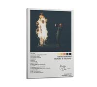 YTWRGWERR Póster de Metro Boomin de héroes y villanos, portada de álbumes, arte estético para pared, pintura decorativa, póster decorativo para decoración de lienzo vintage para sala de estar