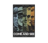 YTWRGWERR Póster decorativo de pared con texto en inglés "Come And See", lienzo vintage para sala de estar, dormitorio, 20 x 30 cm, estilo sin marco