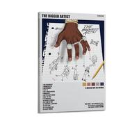 YTWRGWERR Póster estético con capucha de A Boogie Wit Da con capucha, arte estético para pared, lienzo vintage para sala de estar, dormitorio, 30 x 45 cm, estilo marco