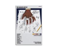 YTWRGWERR Póster estético con capucha de A Boogie Wit Da con capucha de The Bigger Artist, arte decorativo para pared, lienzo vintage para sala de estar, dormitorio, 20 x 30 pulgadas (50 x 75 cm