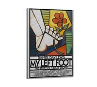 YTWRGWERR Póster estético de My Left Foot2 para pared, pintura decorativa, lienzo vintage para sala de estar, dormitorio, 40 x 60 cm, estilo marco