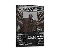 YTWRGWERR Vol. 3...Life And Times of S. Carter by Jay Z Álbum Pósteres estéticos arte decorativo para pared, pintura decorativa, póster decorativo vintage para sala de estar, dormitorio, 20 x 30