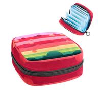 YTYVAGT Bolsa de período, bolsa de almacenamiento de servilletas sanitarias, soporte para tampones para monedero, B22q6cl9cyz, 4.7x6.6x6.6 in, Moderno