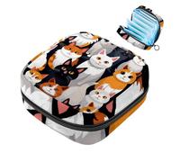 YTYVAGT Bolsa de período, bolsa de almacenamiento de servilletas sanitarias, soporte para tampones para monedero, X01x4wa8tnp, 4.7x6.6x6.6 in, Moderno