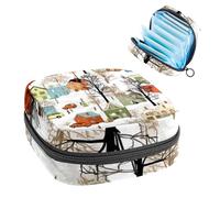 YTYVAGT Bolsa de período, bolsa de almacenamiento de servilletas sanitarias, soporte para tampones para monedero, B36u0rb5umk, 4.7x6.6x6.6 in, Moderno