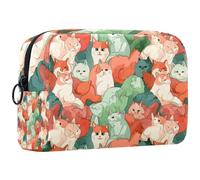 YTYVAGT Bolsas de maquillaje para mujer, neceser para hombres, bolsa de cosméticos de viaje, E45f4wy4iam, 7.3x3x5.1 in, Moda